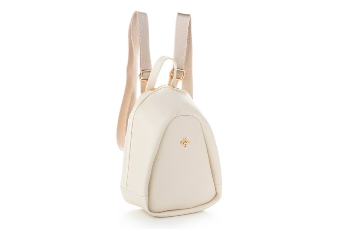 Lucky Bees Mochila en Crema Lucky Bees Mochila en Crema